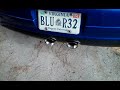 MKV R32 Magnaflow exhaust revving