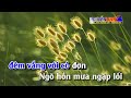 Karaoke Mưa Đêm Tỉnh Nhỏ Tone Nam Nhạc Sống | Nguyễn Linh