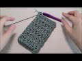 star ccrochet phone bag