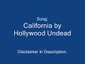 Hollywood Undead - California(lyrics)