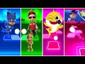 PJ Masks 🆚 Ryder 🆚 Baby Shark 🆚 PAW Patrol in Tiles Hop | Episode 355