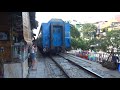 Hanoi Train Street  ベトナム　ハノイ市内