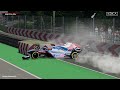 Formula Car Big Crashes #5 | BeamNG.drive | FR17 F1 MOD