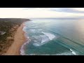 Drone footage of scenic Waitpinga Beach