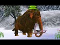 Woolly Mammoth Vs Dinosaur Attack Fights 2 Camels Elephant Save Camel Animal Battle Revolt [Cartoon]