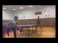 Ming vs Justin Table Tennis