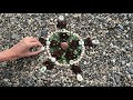 Relaxing Mandala making from Pebbles, Sea Glass & Seaweed  with Relaxing sounds of the sea & music!