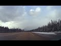 Driving from Hinton to Jasper in Spring 4K