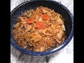 Nick Loong home cooking series : Dark sauce fried egg noodles recipe(Mun Yee Mee)
