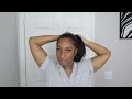 Natural Quick Weave Ponytail Tutorial | Beginner Friendly