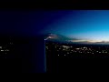 Flying with Thunderstorm in Distance