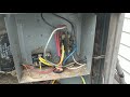 HVAC low voltage wire replacement