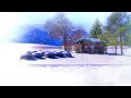 🏡House In Snow Forest - Winter Relaxing Piano Music - Deep Sleep Music - Meditation Yoga Music #43