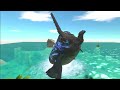 Marine Mayhem: Godzilla & Sharkjira! vs. The Bloop! - Animal Revolt Battle Simulator