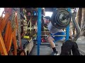 300lbs for 5 on Squats