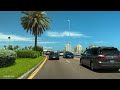 DRIVING TOUR 4K DUNEDIN To CLEARWATER BEACH FLORIDA