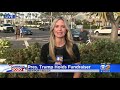 Thousands Of Trump Supporters Line Streets In Newport Beach To Welcome The President