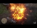 Dear Uncle Tacitus Pinkertons Cutscene Fire Glitch - RDR2