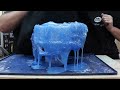 HOT Resin + ICE = Sculpture ?