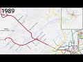 Evolution of the Paris Metro & RER 1900-2035 (animation)