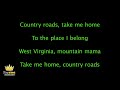 John Denver - Take Me Home, Country Roads (Karaoke Version)