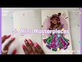 🌸5 Ways to Fill Your Sketchbook // aesthetic, easy & cute🌸 Episode 2