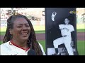 The San Francisco Giants honor and celebrate the life of Willie Mays 🧡🖤