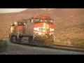 BNSF Puts on a Show In Ludlow,CA- Count The Meets!!!