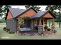 26'x41' (8x12,6m) This Small House is ... STUNNING | Simple but Perfect! Cozy House Design