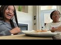 making a funnel cake with reghan!! talking about bryce hall vs austin fight and billie eillish thang