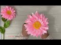 DIY Satin Ribbon flower _Tutorial on how to make chrysanthemum