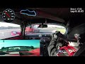 BMW M3 Compact vs Supercharged VX220 @ Donington Park