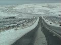 Snow scenes on the A169 Whitby to Pickering road.