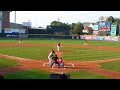 Tigers Mets prospect Tommy Collier vs Gavin Cecchini lines out to 3rd