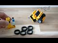 How to build a Road roller using LEGO Classic 10696 (Alternate) construction vehicle