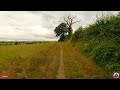 COTSWOLDS Virtual run | Virtual running videos for treadmill 4K | Barley fields jogging scenery 4K