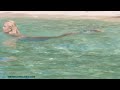 Real Life Mermaid Melissa Footage on Tropical Island