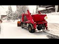 Heavy snowfall in Klosters ❄️ Switzerland 4K 🇨🇭