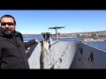 USS Massachusetts Below Gun Director (wind noise removed)