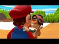 Mario and Meggy's Spaghetti Eating Contest