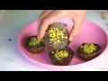 Easy Pistachio Date Cups with Dark Chocolate- A Quick and Tasty Treat - Healthy Dessert Idea - Vegan