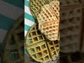 How to make Matcha Waffle 🧇- Bánh tổ ông  #homemade #cooking #waffle #matcha #panda #coconutflakes