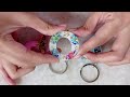 DIY Epoxy Resin Craft & Accessories | Making Resin Alphabet Letter Keychain with Nail Foil Transfer