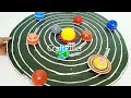 solar system working model for science exhibition with lights and stars - diy | craftpiller