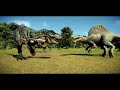ALL CARNIVORE AND HERBIVORE DINOSAURS BATTLE ROYALE  - Jurassic World Evolution 2