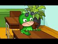 Hot & Cold Bedroom  - Who Will Triumph?1 -  Catboy's Life Story - PJ MASKS 2D Animation