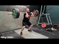 200kg Clean and Jerk at 93kg Bodyweight - Training Vlog