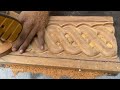 Very easy and beautiful wood carving with router machine bits