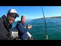 TRUE REACTION of FIRST HUGE LINGCOD!  20 Miles Out.