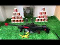 Special police weapon toy set unboxing | Barrett sniper rifle |bulletproof vest |Glock pistol | bomb